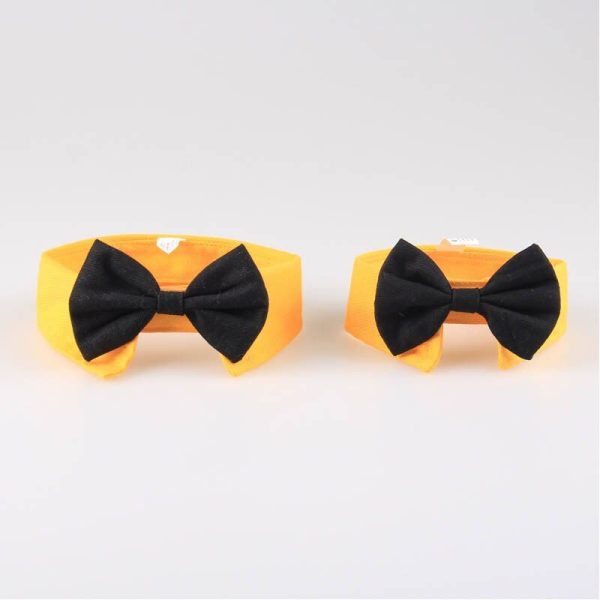 Muy elegante corbata de lazo negra para perros y gatos