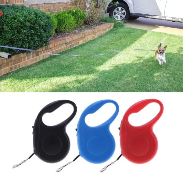 Correa telescópica automática, cuerda extensible de tracción para perros