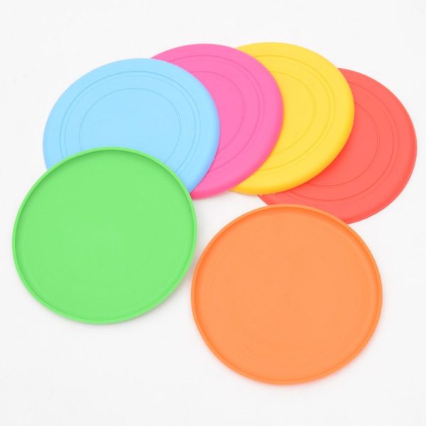 Frisbee de silicona, liviano, resistente y fino, en varios colores