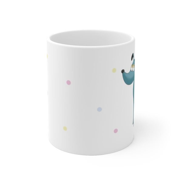 Taza de perrito azul por Mia Moll